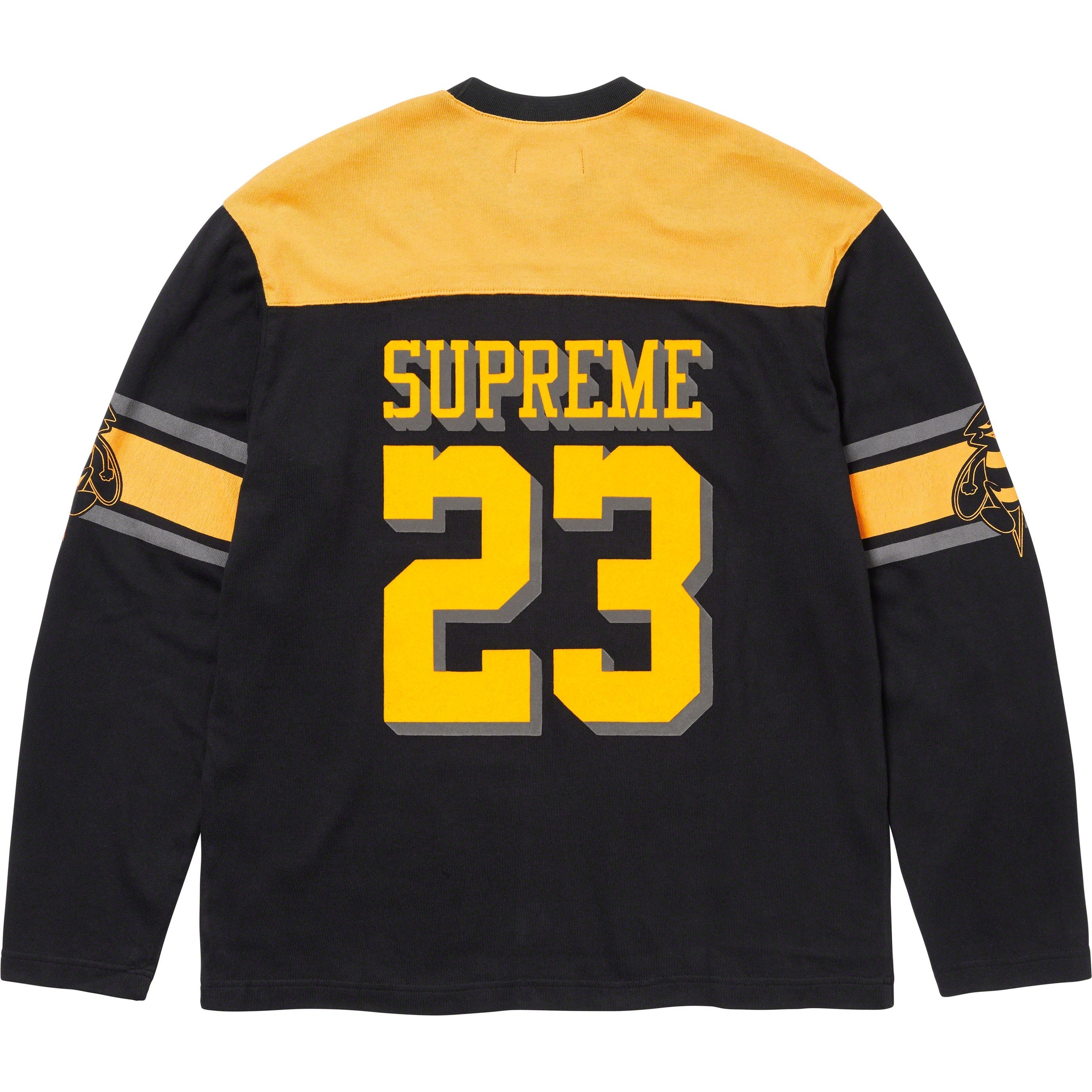 Bumblebee L/S Football Top view 13